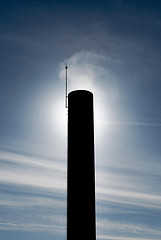Cooling a Flue Stack with Air Amplifiers